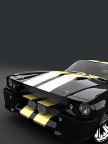 Black and YellowShelby GT500 Wallpaper