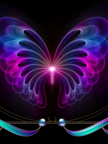 Butterfly Wallpaper on 3d Butterfly Wallpaper Iphone Blackberry