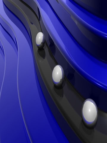 3d Chrome Spheres Wallpaper