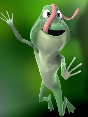 3d Frog Wallpaper