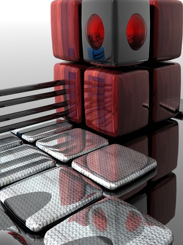 3d Squares Wallpaper