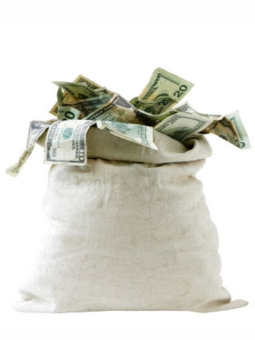Bag of Money Wallpaper