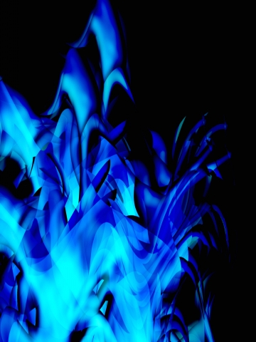 Blue Contraption Wallpaper