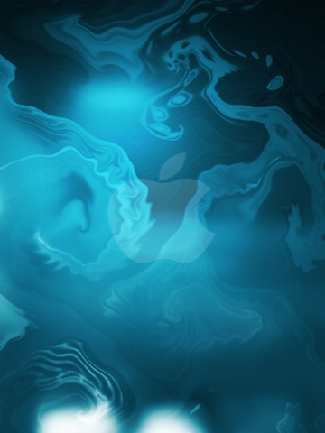 Blue Water Swirls Wallpaper