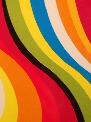 Bright Colored Lines Wallpaper