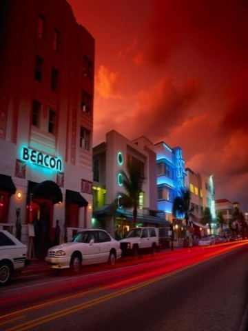 Busy Night Life Wallpaper