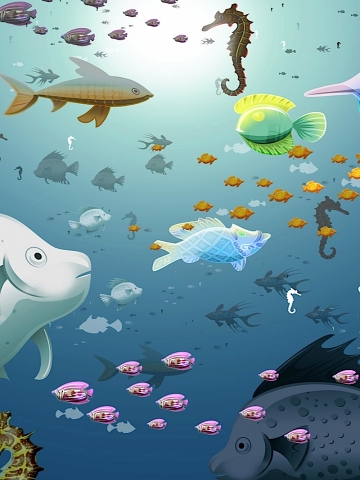 Cartoon Fish Wallpaper