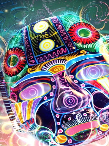 Colorful Mask Wallpaper