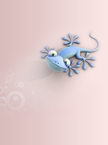 Cute Lizard Wallpaper