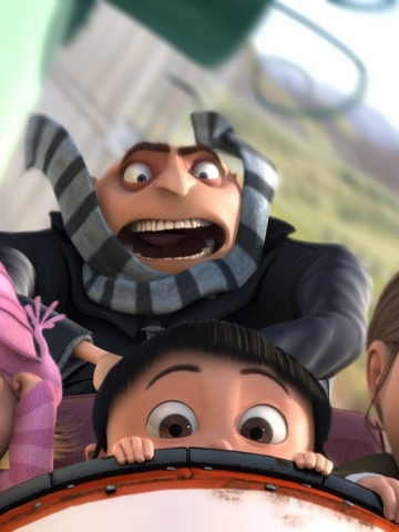 Despicable Me Roller Coaster Wallpaper