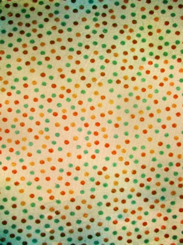 Fabric Polka Dots Wallpaper