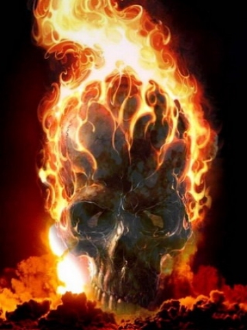 Fire Skull Wallpaper