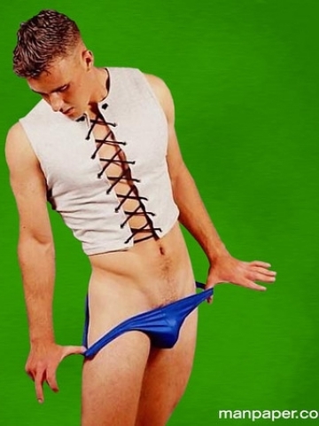 Gay small blue underwear Wallpaper