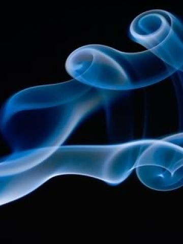 Glowing Blue Swirles Wallpaper