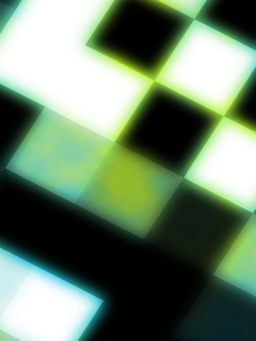 Green and Black Pixels Wallpaper