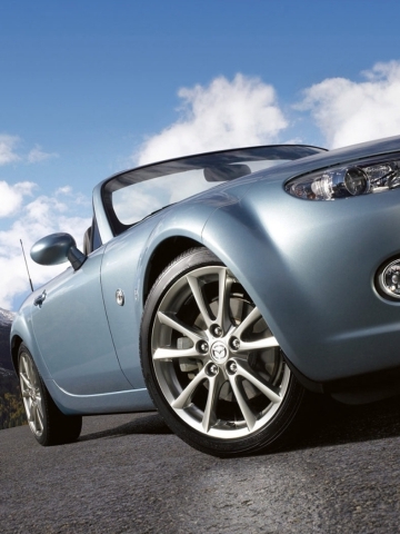 Grey Mazda MX5 Wallpaper