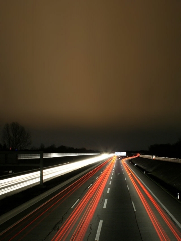 Highway Lights Wallpaper