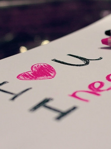 I love you pencil Wallpaper