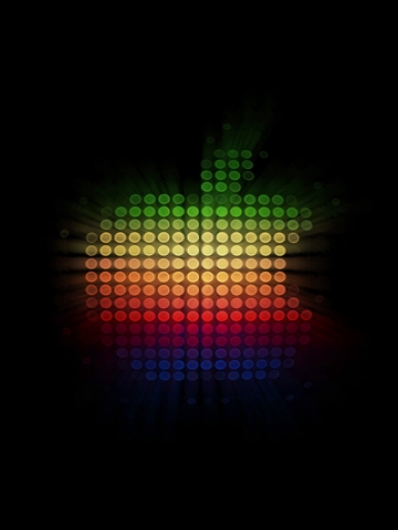 LED Apple Wallpaper