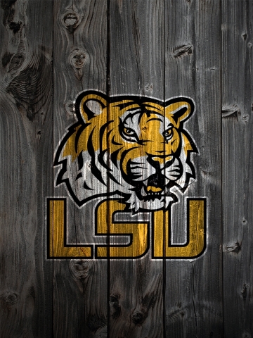 LSU Tigers Wood Wallpaper