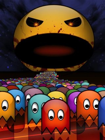 Large PacMan Wallpaper