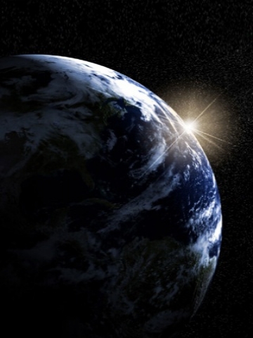 Light Around Earth Wallpaper