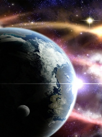 Light in Universe Wallpaper