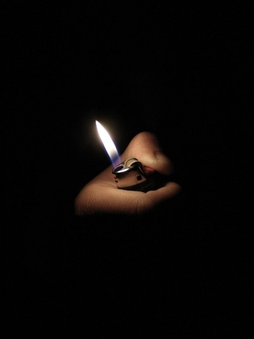 Lighter in the dark Wallpaper