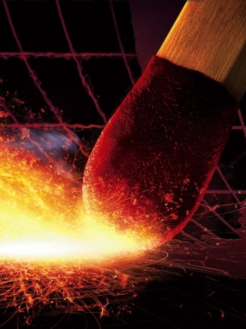 Lighting Match Wallpaper