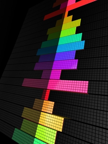 Mirror Image Legos Wallpaper