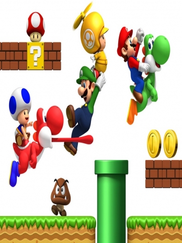New Super Mario Brothers Wallpaper