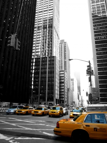 New Your City Taxis Wallpaper