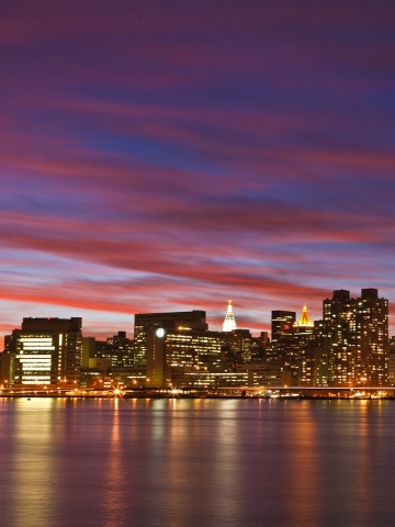 Night Skyline Wallpaper