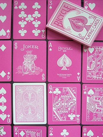 Pink Cards Wallpaper