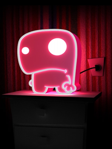 Pink Monster Night Light Wallpaper