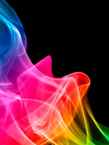 Rainbow Smoke Wallpaper