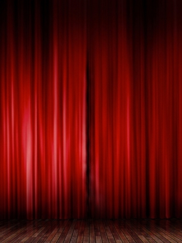 Red Curtain Wallpaper