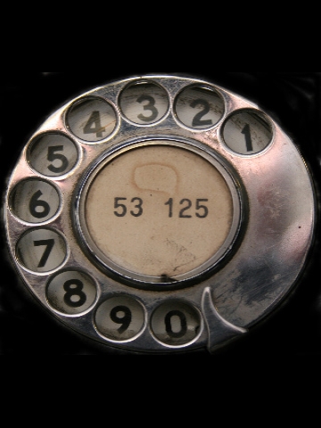 Rotary Phone Dial Wallpaper