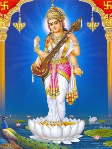 Saraswati Wallpaper