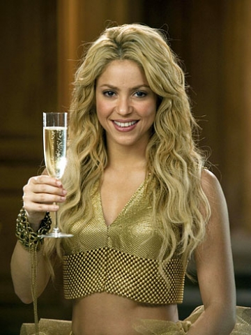Shakira Champagne Wallpaper