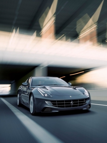 Silver Ferrari Wallpaper