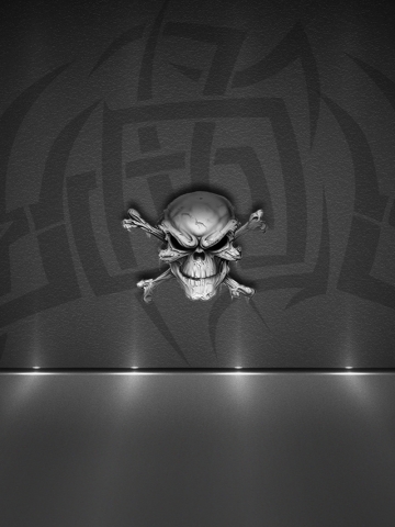 Sliver Skull Wallpaper