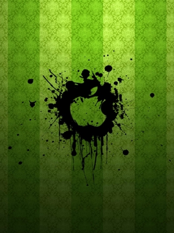 Splatter Green Wallpaper