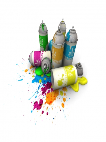 Spray Paint Wallpaper
