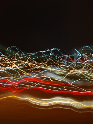 Squiggly Lights Wallpaper