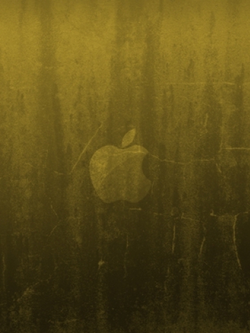 Stone Apple Logo Wallpaper