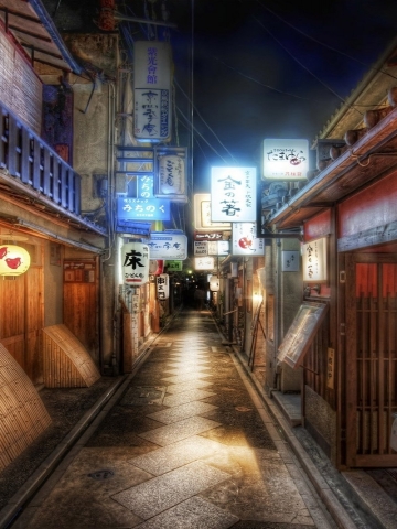 Street in Japan Wallpaper