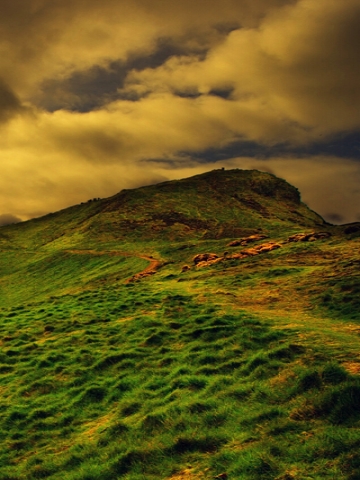 Sunset in Edinburg Wallpaper