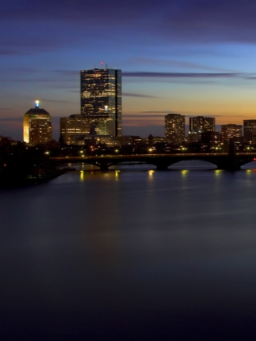 Sunset on the Charles Wallpaper