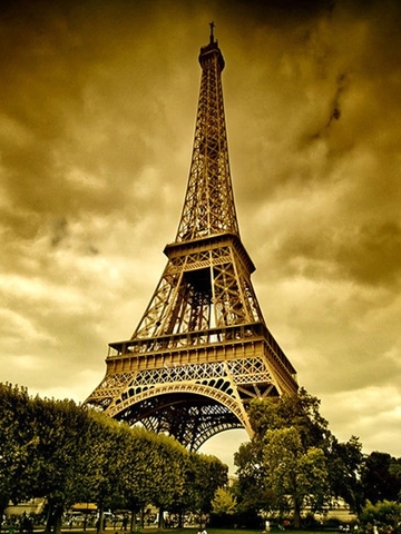 Retro Iphone Wallpaper on Vintage Eiffel Tower Paris Wallpaper   Iphone   Blackberry